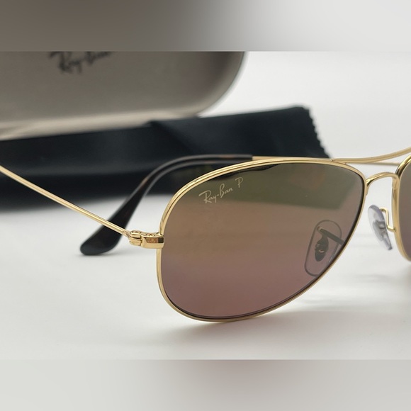 Authentic Ray Ban Aviator Brown Sunglasses - Picture 4 of 15